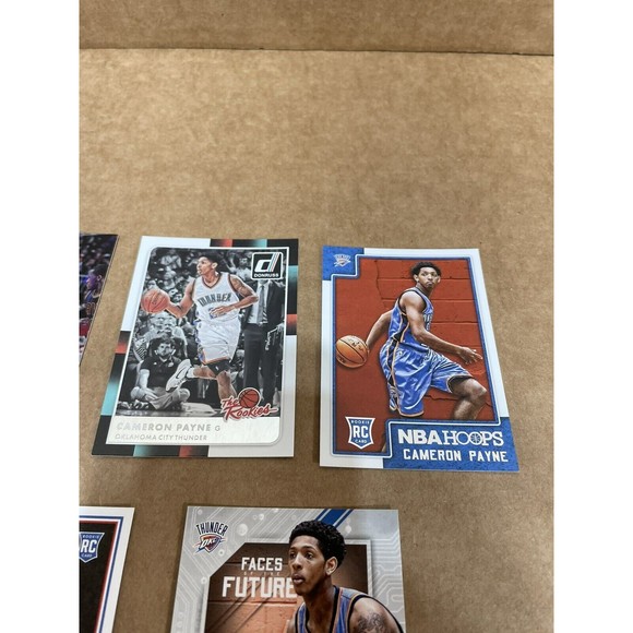 Cameron Payne Basketball Cards, Lot of 5, Rookie and Auto, Thunder/Bulls - Picture 4 of 10